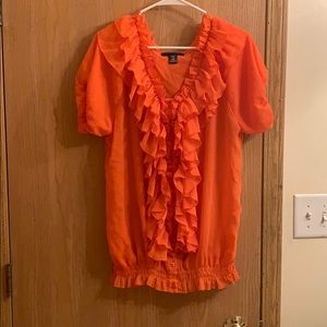 Orange Blouse.